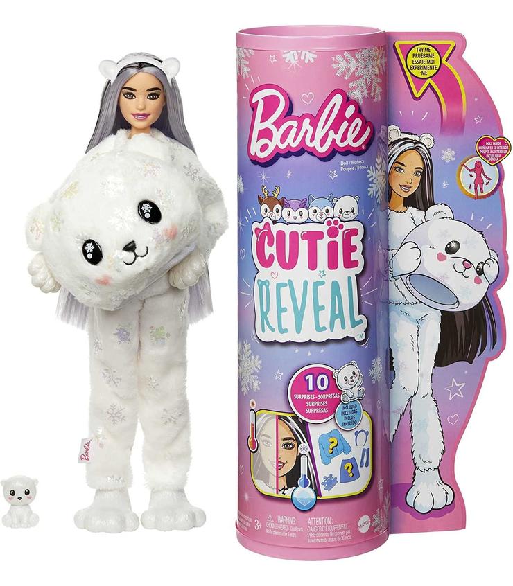Barbie Cutie Reveal Mu Eca Oso Polar