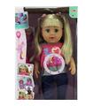 Muñeca 43 Cm 6 Sonidos