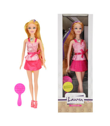 muneca-lauren-con-falda-rosada-29-cm