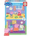 Puzzle Peppa Pig 2x20 Piezas