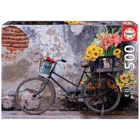 puzzle-bicicleta-con-flores-500pz