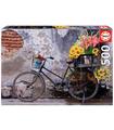 Puzzle Bicicleta con Flores 500Pz