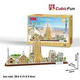 puzzle-3d-skyline-barcelona
