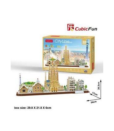 puzzle-3d-skyline-barcelona