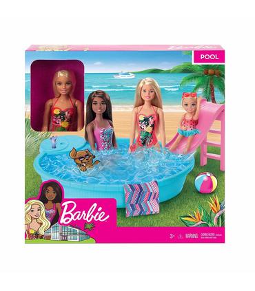 barbie-con-piscina-tobogan-y-accesorios