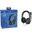 Auricular Stereo Gaming LVL 40 Con Cable Gris Ps4