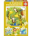 Puzzle Prog. 12-16-20-25 Animales Salvajes