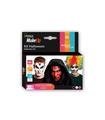 Kit Halloween Pinturas 3 Colores Al Agua 3 x 2 Gr