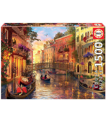 puzzle-atardecer-en-venecia-1500pz