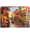 Puzzle Atardecer en Venecia 1500Pz