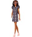 Barbie Fashionista Morena Vestido Estampado Ratones
