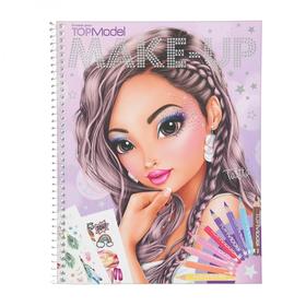 topmodel-make-up-colouring-book