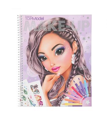 topmodel-make-up-colouring-book