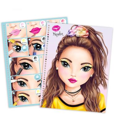 topmodel-make-up-colouring-book