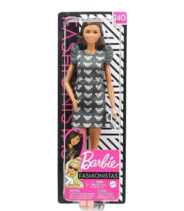 barbie-fashionista-morena-vestido-estampado-ratones