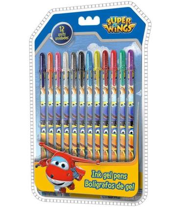 boligrafos-de-gel-12-unidades-super-wings