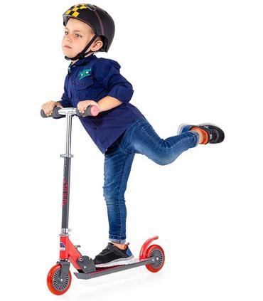 patinete-scooter-rojo-plegable