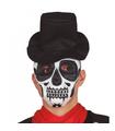 Careta Calavera con Gorro