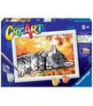 Creart Serie E - Gatitos En Otoño