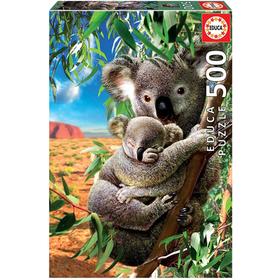 puzzle-koala-con-su-cahorro-500-pz
