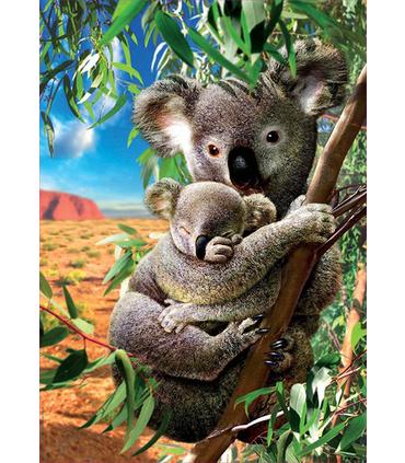 puzzle-koala-con-su-cahorro-500-pz
