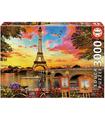 Puzzle Puesta De Sol En Paris 3000 Pz
