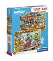 Puzzles Mickey y Sus Amigos 2x60 Pz