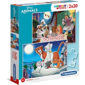 puzzle-disney-animales-2x20pz