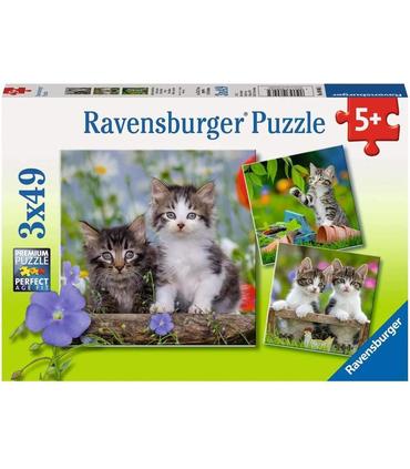 puzzle-gatitos-atigrados-3x49-pz