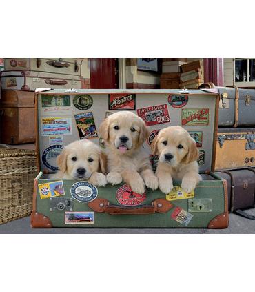 puzzle-cachorros-en-el-equipaje-500pz