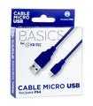 Cable Micro USB Azul para Ps4