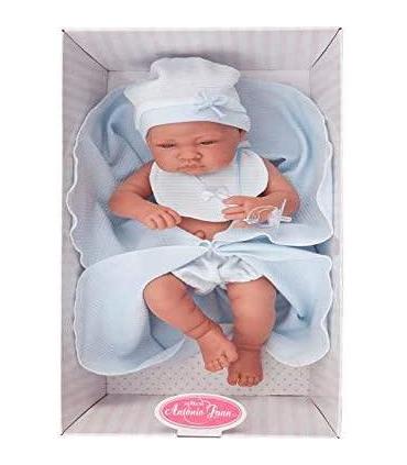 muneca-recien-nacido-toquilla-con-babero-antonio-juan