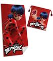 Toalla Ladybug con Bolsa Merienda