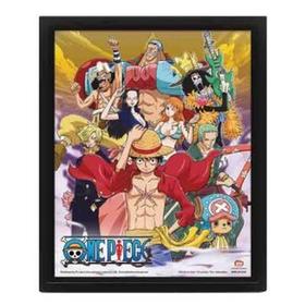 cuadro-3d-straw-crew-victory-at-sunset-one-piece