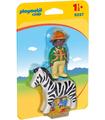Playmobil 9257 1.2.3 Guardabosques con Cebra