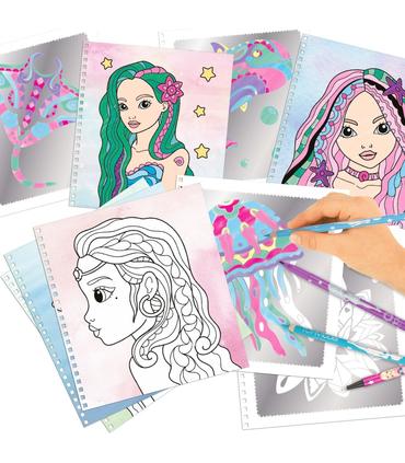 topmodel-fantasy-model-colouring-book