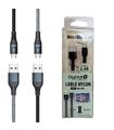 Cable Nylon Micro-USB Blanco/Negro