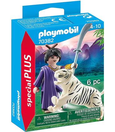 playmobil-70382-luchadora-asiatica-con-tigre