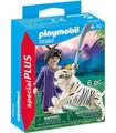 Playmobil 70382 Luchadora Asiática Con Tigre