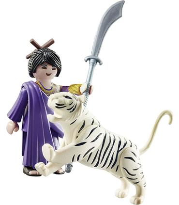 playmobil-70382-luchadora-asiatica-con-tigre