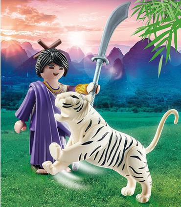 playmobil-70382-luchadora-asiatica-con-tigre