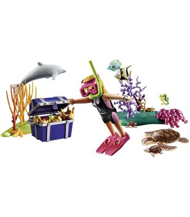 playmobil-70678-set-de-regalo-buceadora-de-tesoros