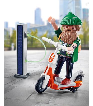 playmobil-70873-hipster-con-e-scooter