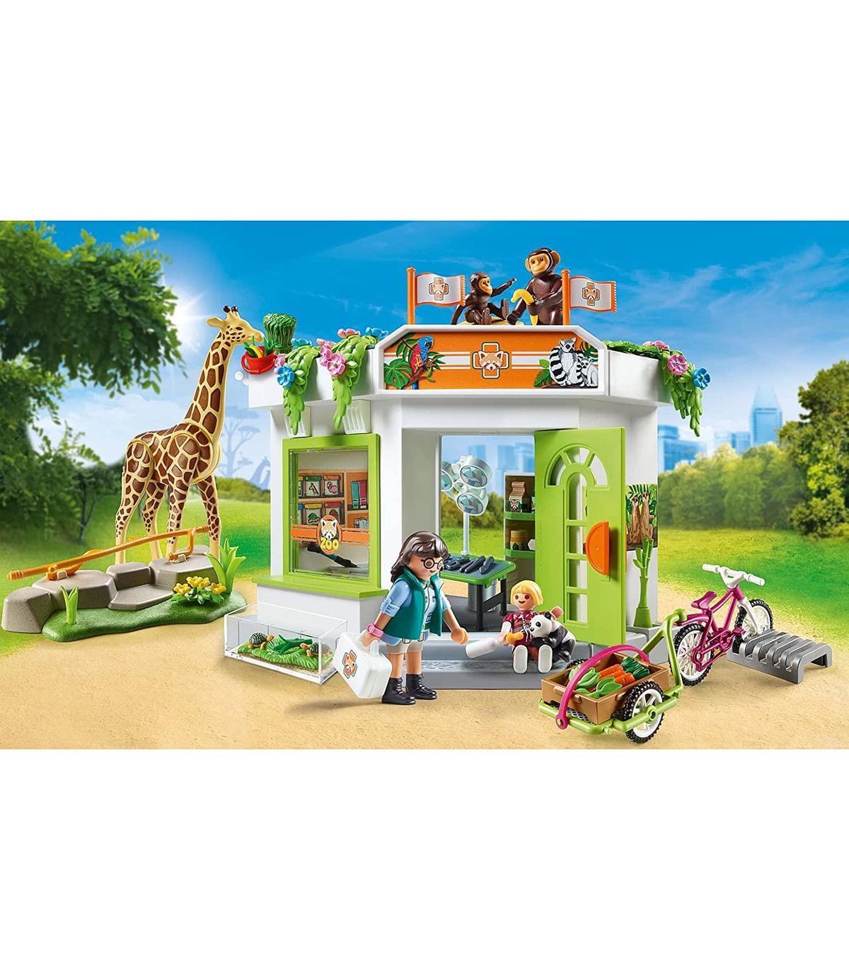 Playmobil Family Fun Consulta Veterinaria En El Zoo
