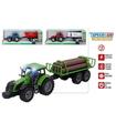 Tractor con Sonido y Remolque Speed & Go