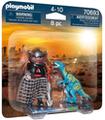 Playmobil 70693 Duo Pack Velociraptor Y Saqueador