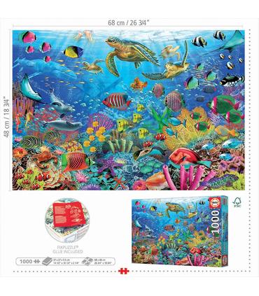 puzzle-tortugas-en-el-paraiso-1000pz