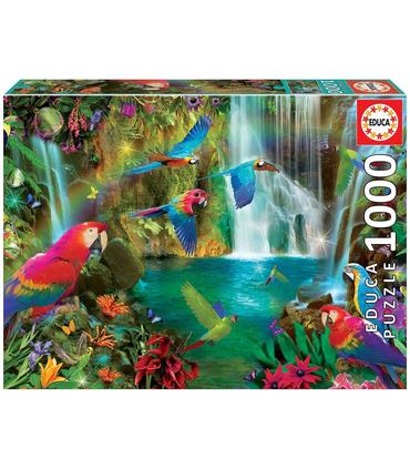 puzzle-loros-tropicales-1000pz