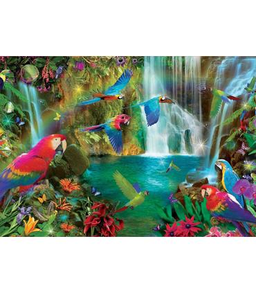 puzzle-loros-tropicales-1000pz