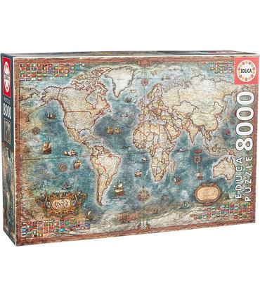 puzzle-mapamundi-historico-8000pz